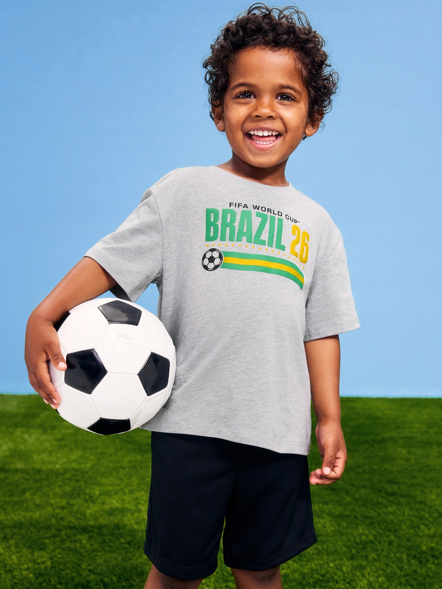 FIFA World Cup 26™ Brazil Oversized Unisex Graphic T-Shirt for Toddler