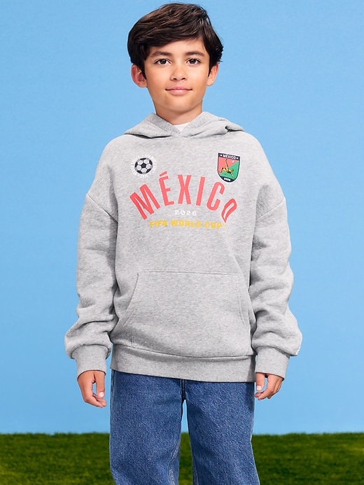 Image number 1 showing, FIFA World Cup 26™ Mexico Oversized Pullover Hoodie for Boys