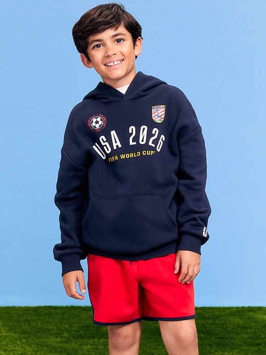 Image number 1 showing, FIFA World Cup 26™ USA Oversized Pullover Hoodie for Boys
