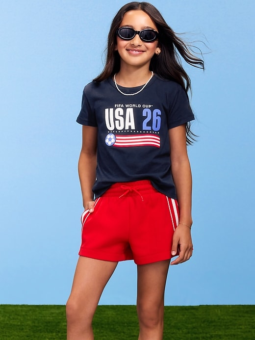 Image number 1 showing, FIFA World Cup 26™ USA Graphic T-Shirt for Girls