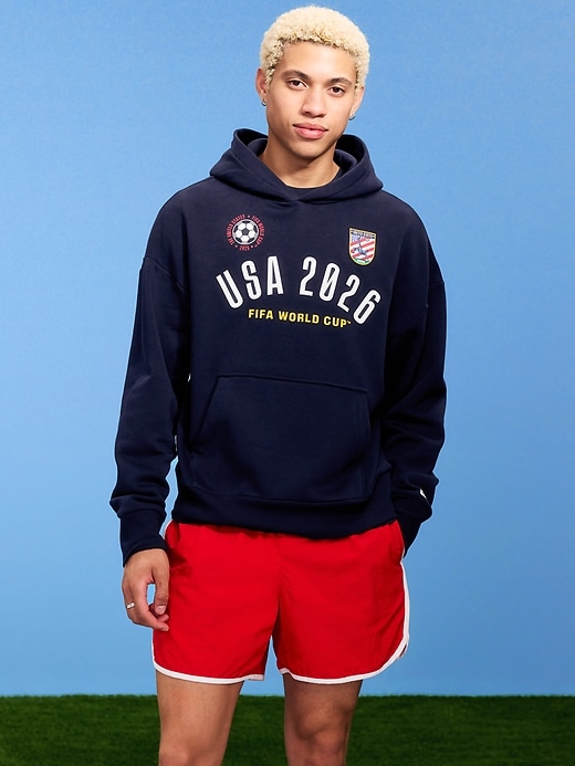 Image number 1 showing, FIFA World Cup 26™ USA Oversized Pullover Hoodie for Men