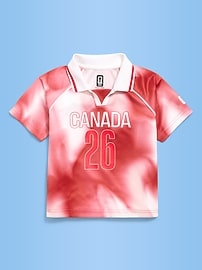 Image number 1 showing, FIFA World Cup 26™ Canada Unisex Lifestyle Collared Jersey T-Shirt for Toddler