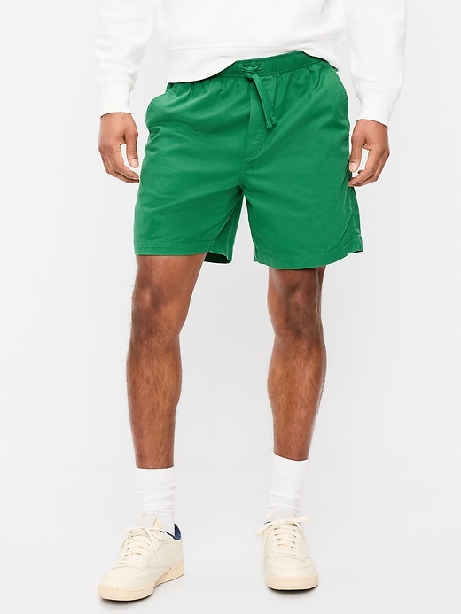 Image number 2 showing, Twill Jogger Shorts -- 7-inch inseam