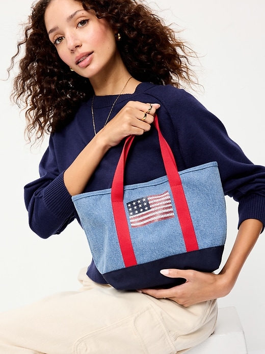 Image number 2 showing, Small Graphic Tote Bag