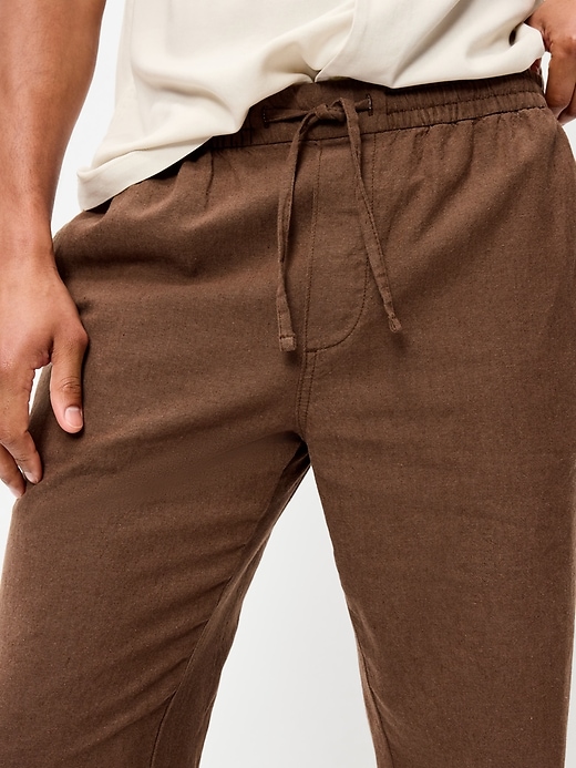 Image number 4 showing, 90's Straight-Fit Linen-Blend Pants
