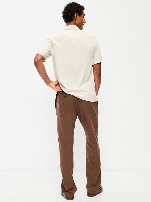 Image number 3 showing, 90's Straight-Fit Linen-Blend Pants