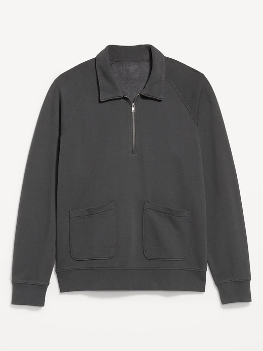Image number 4 showing, Collared Fleece Chore Pullover