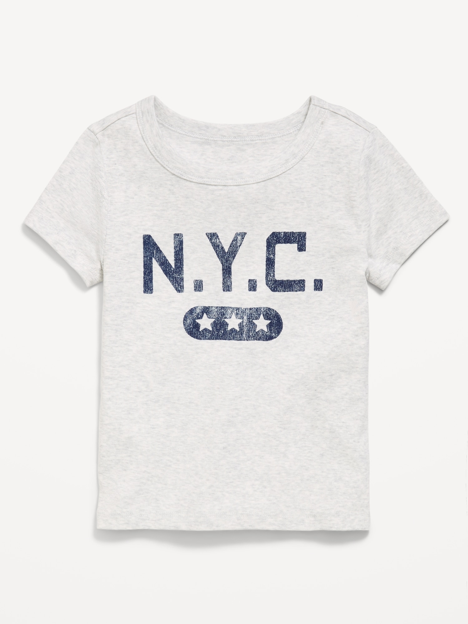 Fitted Short-Sleeve T-Shirt for Girls