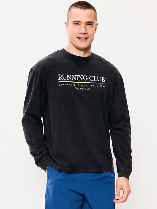 Image number 1 showing, Loose Heavyweight Graphic T-Shirt