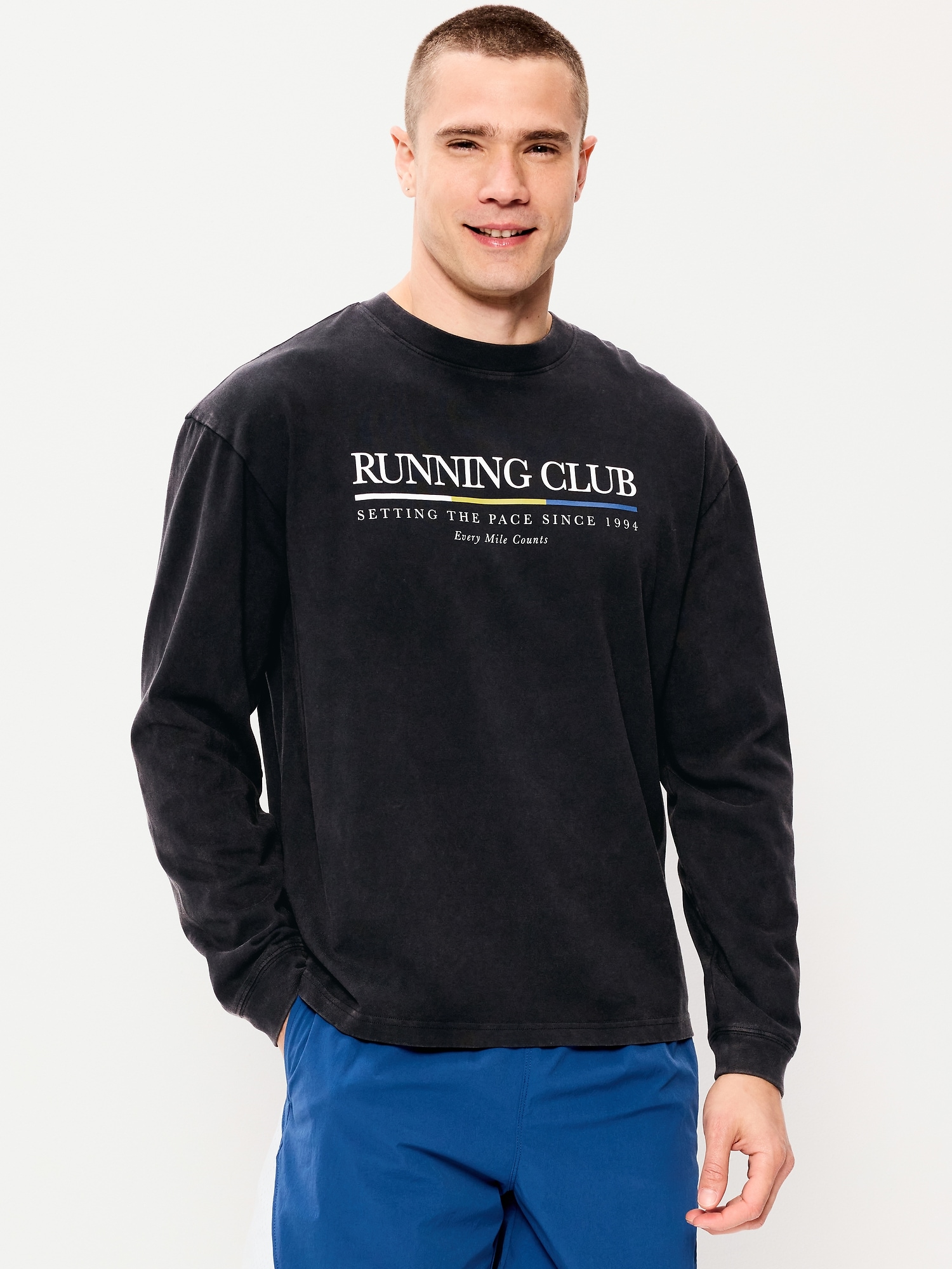 Lived-In Pro Long-Sleeve Graphic T-Shirt