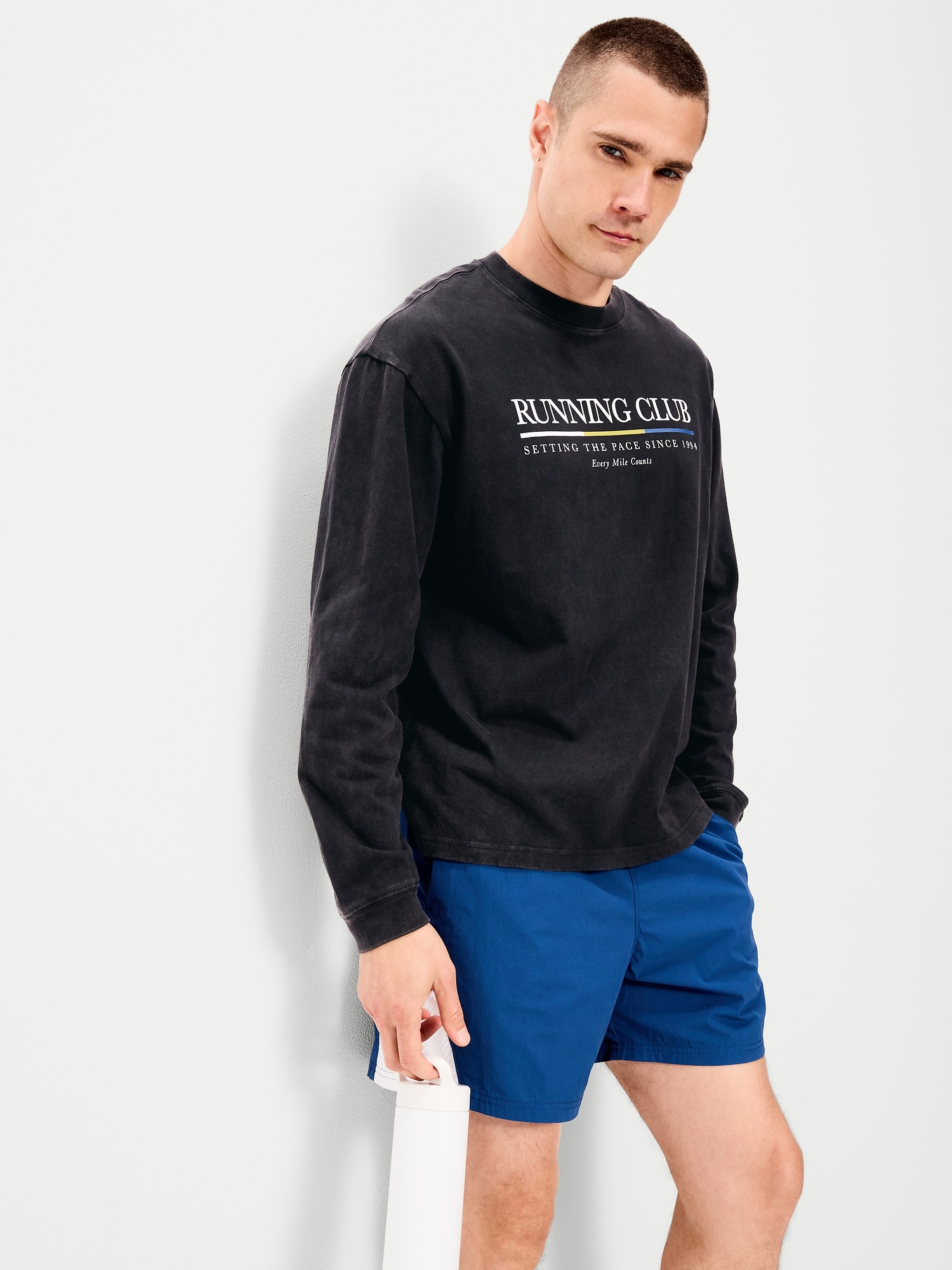 Lived-In Pro Long-Sleeve Graphic T-Shirt
