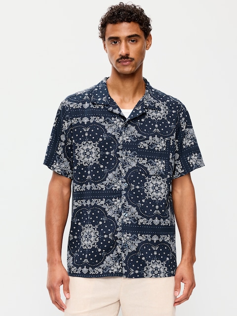 Short-Sleeve Camp Shirt