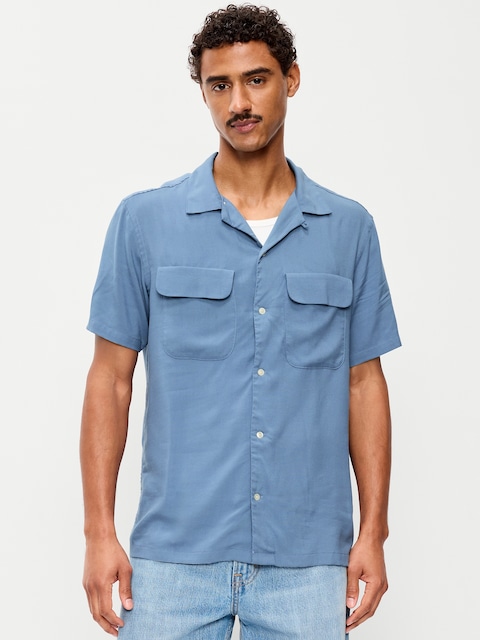 Short-Sleeve Camp Shirt