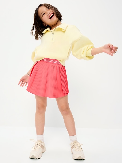 Image number 3 showing, High-Waisted Micro-Pleated Skort for Girls