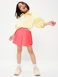 Image number 3 showing, High-Waisted Micro-Pleated Skort for Girls