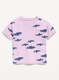 Image number 1 showing, Printed Short-Sleeve T-Shirt for Toddler Girls