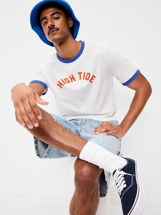 Image number 3 showing, Graphic Ringer T-Shirt