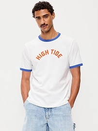 Image number 1 showing, Graphic Ringer T-Shirt