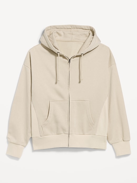 Image number 4 showing, Oversized Heavyweight Full-Zip Rotation Hoodie