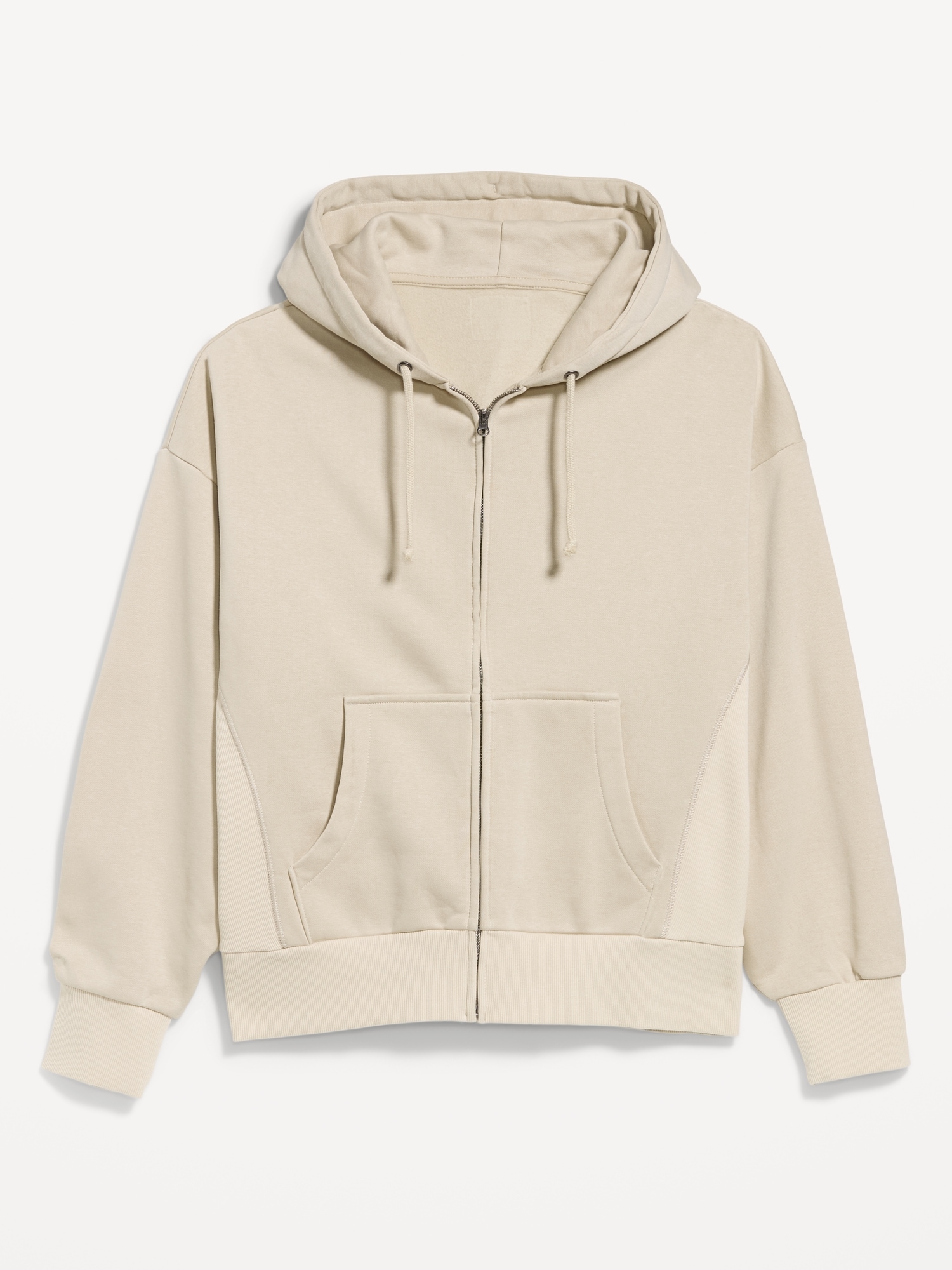 Oversized Heavyweight Full-Zip Rotation Hoodie