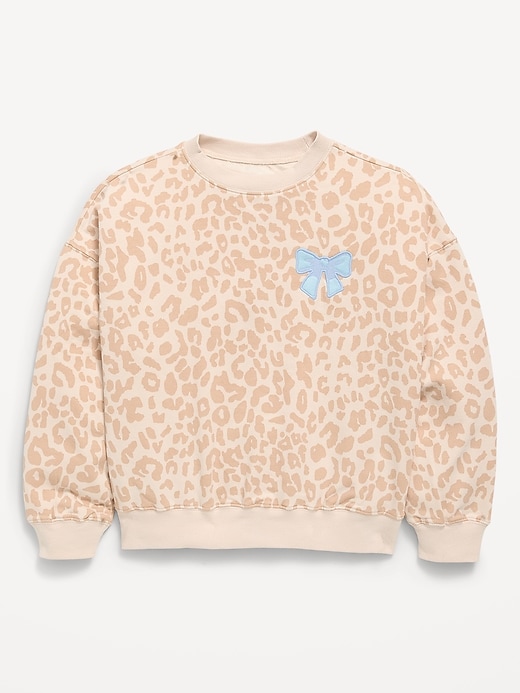 Image number 1 showing, Favorite Fleece Oversized Tunic Sweatshirt for Girls