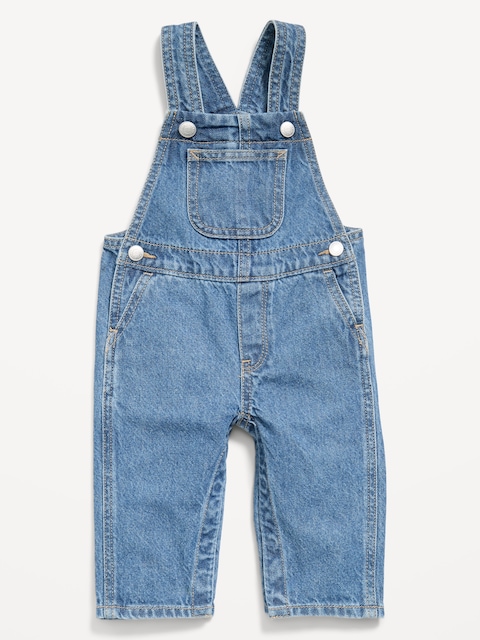 Unisex Baggy Jean Overalls for Baby