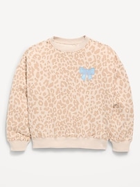 Image number 1 showing, Favorite Fleece Oversized Tunic Sweatshirt for Girls