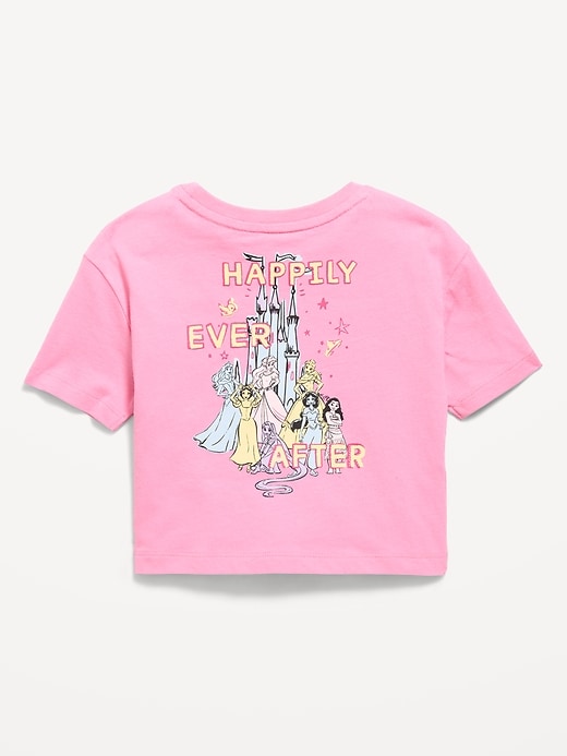 Image number 2 showing, Disney© Princess Oversized Boxy Graphic T-Shirt for Toddler Girls