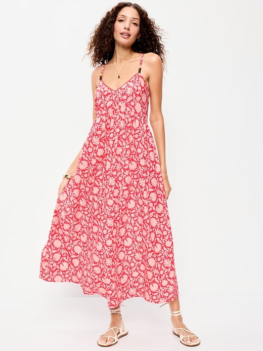 Image number 1 showing, Sleeveless Boho Maxi Dress