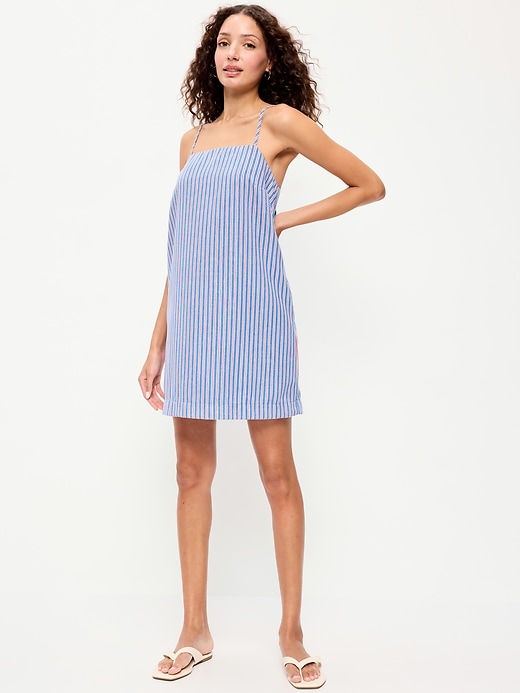 Image number 3 showing, Strappy Mini Shift Dress