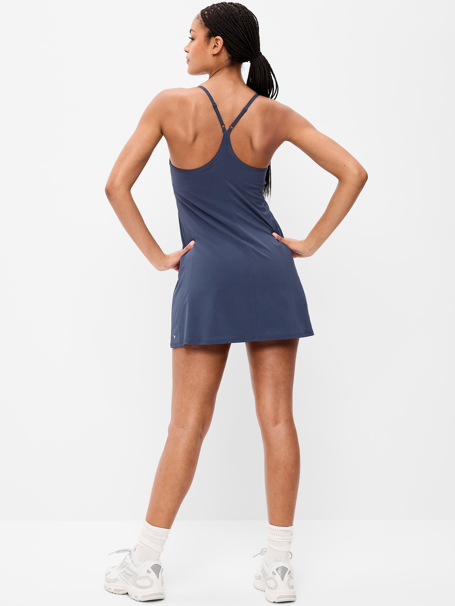 Женское платье Old Navy Stretch Woven Racerback Tennis Dress, цвет: Сумеречный тёмно-синий — фото 2