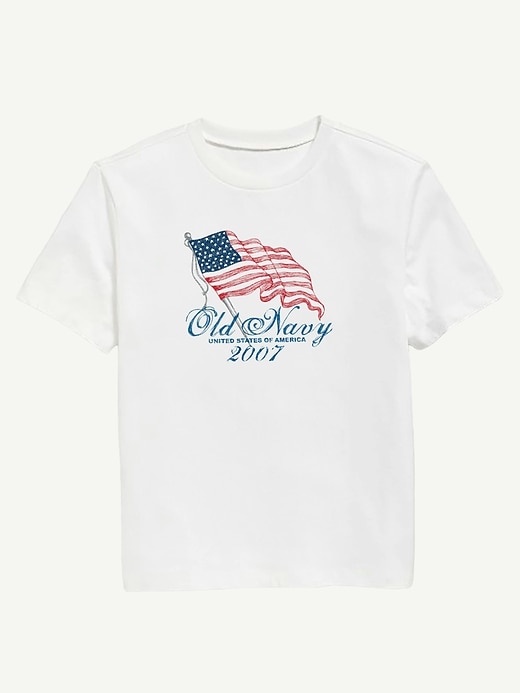 Image number 1 showing, Heritage 2007 Flag Graphic T-Shirt For Kids