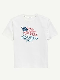 Image number 1 showing, Heritage 2007 Flag Graphic T-Shirt For Kids