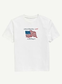 Image number 1 showing, Heritage 2006 Flag Graphic T-Shirt For Kids