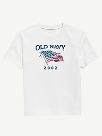 Image number 1 showing, Heritage 2002 Flag Graphic T-Shirt For Kids