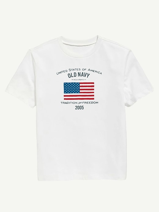 Image number 1 showing, Heritage 2005 Flag Graphic T-Shirt For Kids