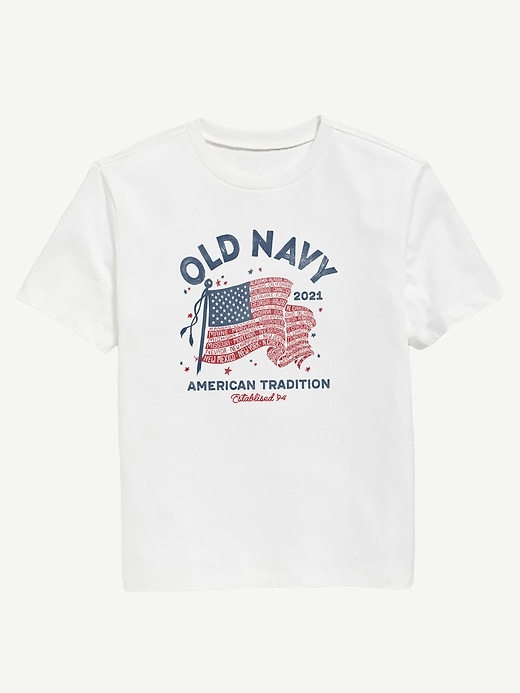 Image number 1 showing, Heritage 2021 Flag Graphic T-Shirt For Kids