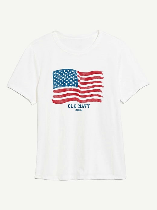 Image number 1 showing, Heritage 2009 Flag Graphic T-Shirt For Women