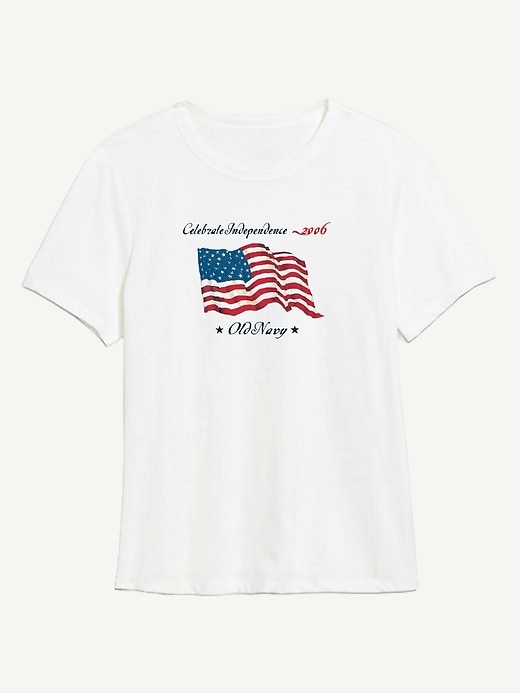 Image number 1 showing, Heritage 2006 Flag Graphic T-Shirt For Women