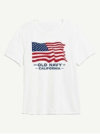 Image number 1 showing, Heritage 2017 Flag Graphic T-Shirt For Women