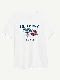 Image number 1 showing, Heritage 2002 Flag Graphic T-Shirt For Women