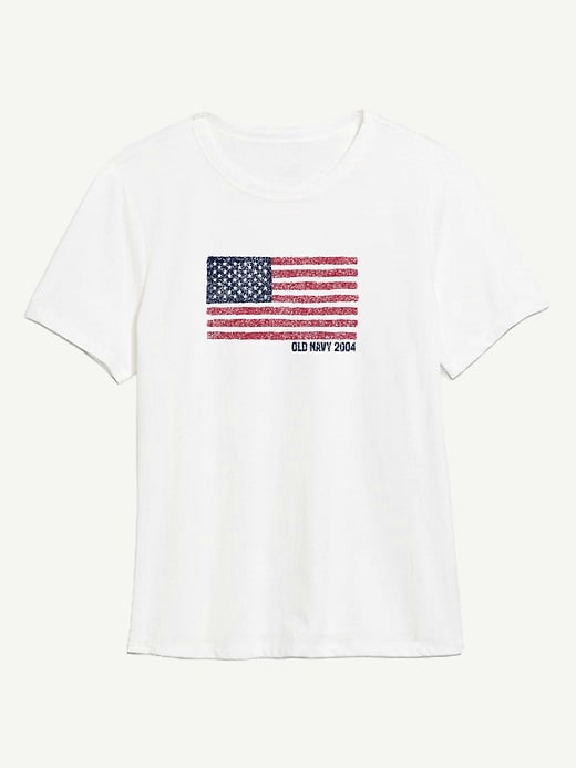 Image number 1 showing, Heritage 2004 Flag Graphic T-Shirt For Women