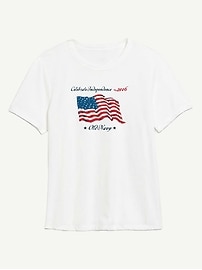 Image number 1 showing, Heritage 2006 Flag Graphic T-Shirt For Women