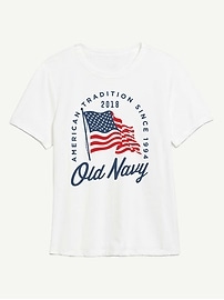 Image number 1 showing, Heritage 2018 Flag Graphic T-Shirt For Women