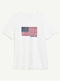 Image number 1 showing, Heritage 2004 Flag Graphic T-Shirt For Women