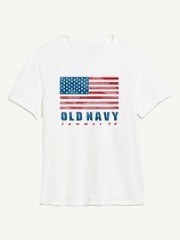 Image number 1 showing, Heritage 1998 Flag Graphic T-Shirt For Women