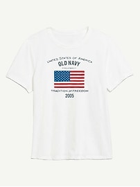 Image number 1 showing, Heritage 2005 Flag Graphic T-Shirt For Women