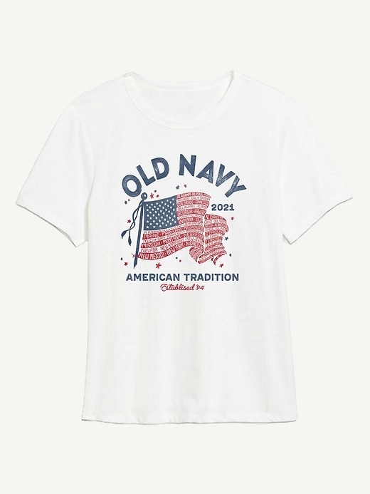 Image number 1 showing, Heritage 2021 Flag Graphic T-Shirt For Women