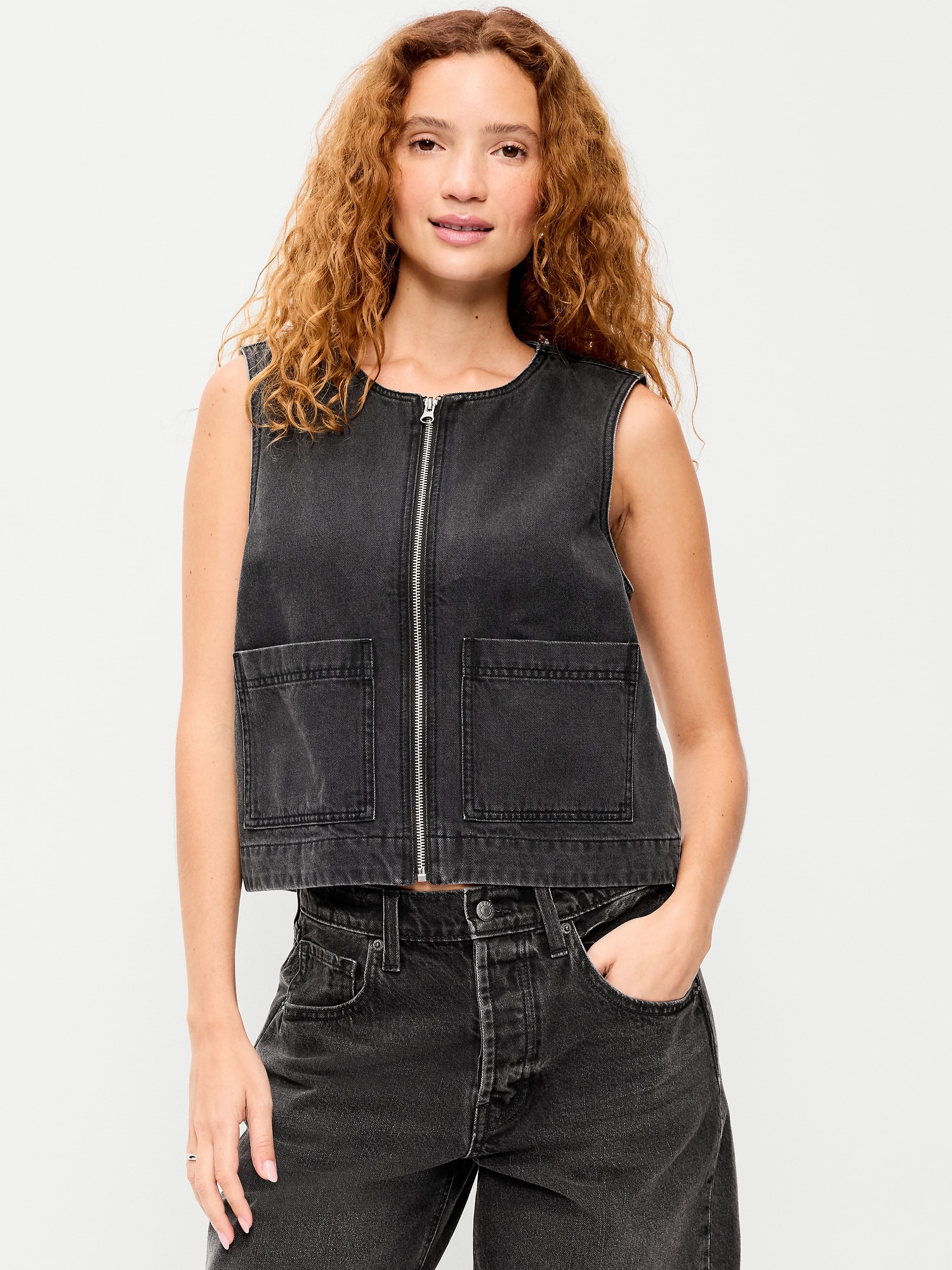 Zip-Front Utility Vest