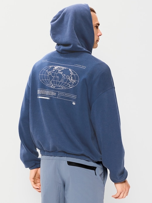 Image number 2 showing, Oversized Washed Cropped Hoodie